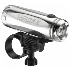 Фара LEZYNE LED SUPER DRIVE XL FRONT W/ ACC, серебристый, 575 Люмен
