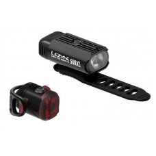 Комплект света LEZYNE HECTO DRIVE 500XL / FEMTO USB PAIR Черный / Черный Y13