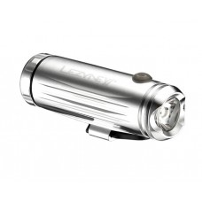 Фара LEZYNE LED POWER DRIVE XL FRONT W/ ACC, серебристый, 475 Люмен