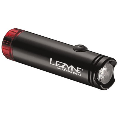 Фара LEZYNE LED MACRO DRIVE DUO, Черный, 400 Люмен