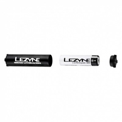 Аккумулятор LEZYNE LIR 18650 BATTERY, LITHIUM ION RECHARGEABLE BATTERY, 2400 mAh, 3.7 V, 2Amp PROTECTED, COMES WITH ALUMINUM WATER PROOF CASE  (FOR USE WITH POWER, SUPER, POWER XL, SUPER XL DRIVE LED LIGHTS)