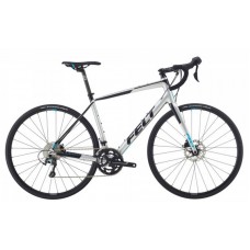 Велосипед FELT VR40 matte silver (black, cyan) 56cm