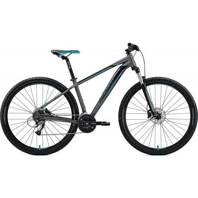 Велосипед MERIDA BIG.NINE 40-D M(17") MATT DARK SILVER(BLUE/BLK)