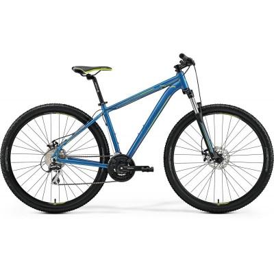 Велосипед MERIDA BIG.NINE 20-MD L SILK MEDIUM BLUE(SILVER/YELLOW)