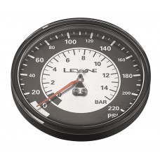 Манометр LEZYNE 220 PSI GAUGE 3.5" Серебристый 3.5", 220PSI REPLACEMENT PRESSURE GAUGE FOR ALL FLOOR PUMPS, INCLUDES GLUE AND O-RING