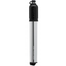 Ручной насос LEZYNE HV DRIVE - M, серебристый, Максимальное давление 90psi, Presta/Schrader, длина 214 мм.