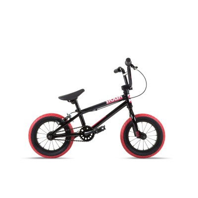 Велосипед Stolen 12" AGENT 2021 BLACK W/ DARK RED TIRES