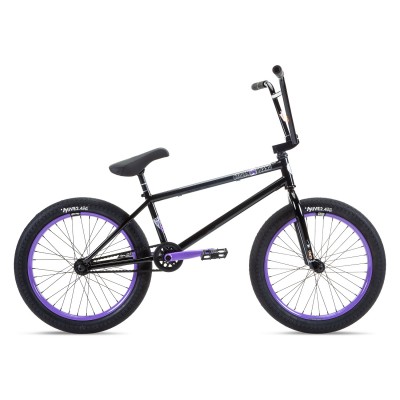 Велосипед Stolen 20" SINNER FC XLT RHD 2021 BLACK W/ VIOLET