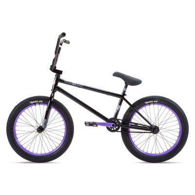Велосипед Stolen 20" SINNER FC XLT LHD 2021 BLACK W/ VIOLET