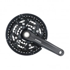 Шатуны Shimano Acera FC-MT300-3, 175мм, 40х30X22,, интегрированная ось, интегрированная ось, защита звезд, без каретки