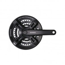 Шатуны Shimano Tourney FC-M171, 170мм, 48X38X28, защита звезд