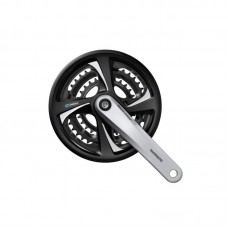 Шатуны Shimano Tourney FC-TX801, 175мм, 48X38X28, защита звезд