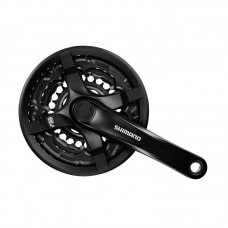 Шатуны Shimano Tourney FC-TY501, 175мм, 42X34X24, защита звезд