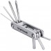 Ключ складной Topeak X-Tool +, 11 функц., Серебр., 112г