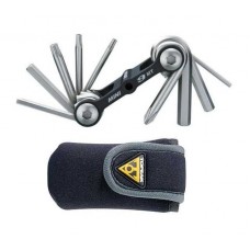 Ключ складной Topeak Mini 9, 9 функц., С / чехлы., 92г