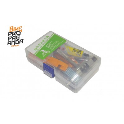 Вело аптечка Bicycle tire repair tools BT096, для начинающих велосипедистов в Одессе, акция, скидка, гарантия, доставка по Украине