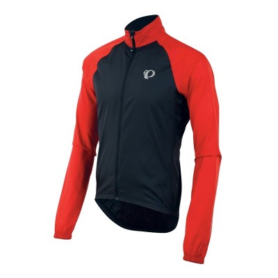 Ветровка PEARL iZUMi ELITE BARRIER, черный / красный, разм. S