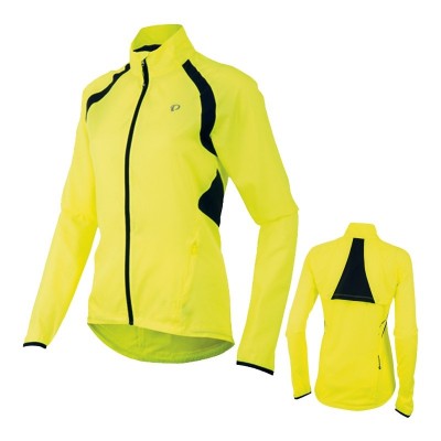 Велокуртка-ветровка женская PEARL iZUMi ELITE BARRIER, желтый / черн, разм. XS