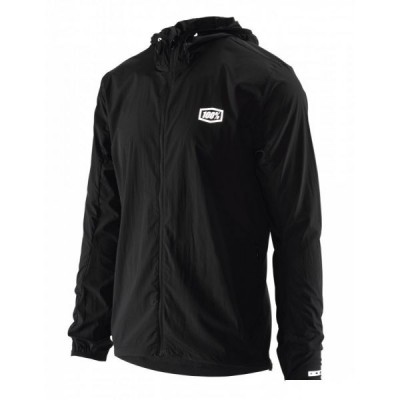 Ride 100% Aero Tech Windbreaker [Black/Silver]