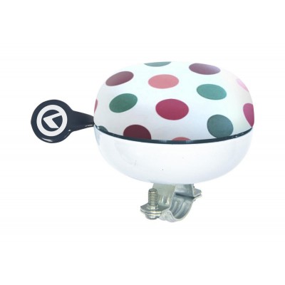 Звонок на руль KLS Bell 80 кольоривий горошек