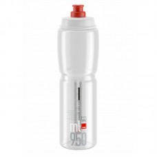 Фляга ELITE JET прозрачная с красным лого 950мл.