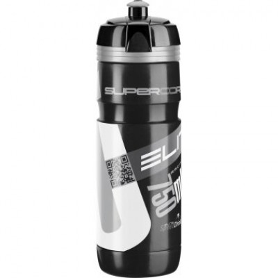 Фляга ELITE SUPERCORSA 750ml черный / серый логотип Фляга ELITE SUPERCORSA 750ml черный / серый логотип