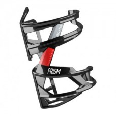 Флягодержатель ELITE PRISM R правая сторона, черный / красный