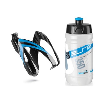 Комплект ELITE. Флягодержатель CEO + фляга 350мл, синий Комплект ELITE. Флягодержатель CEO + фляга 350мл, синий