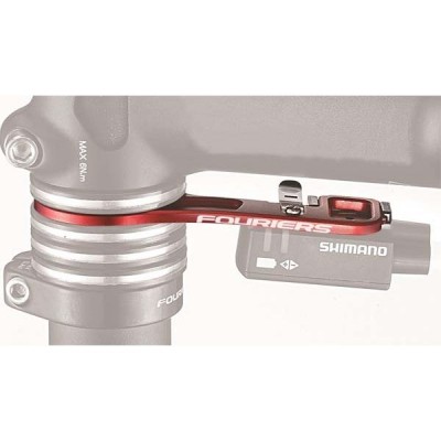 Кронштейн Fouriers Shimano Di2 Junction/Giant OD2, Full CNC алю, 6град. 45mm, черн.