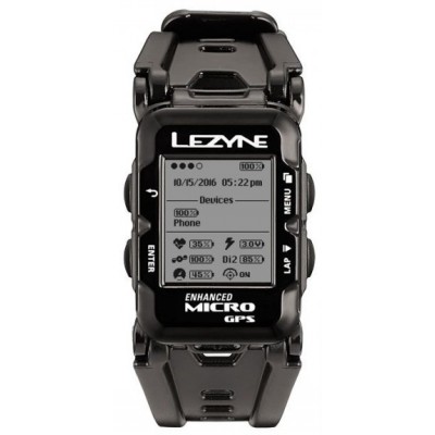 Часы LEZYNE GPS WATCH HR LOADED черный