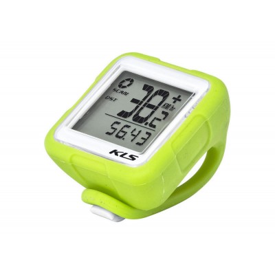 Велокомпьютер беспроводной KLS Reflex WL 14-функций лайм