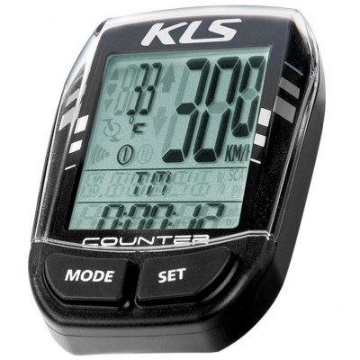 Велокомпьютер беспроводной KLS Counter 14-функций черный