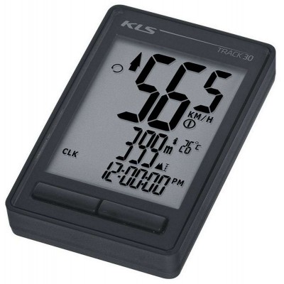 Велокомпьютер беспроводной KLS Track 30 22-функции черный