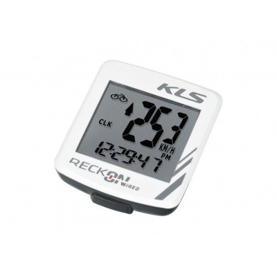 Велокомпьютер проводной KLS ReckON белый