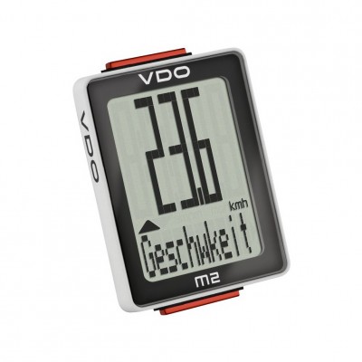 Велокомпьютер VDO M2.1 WL беспроводной. черно-белый