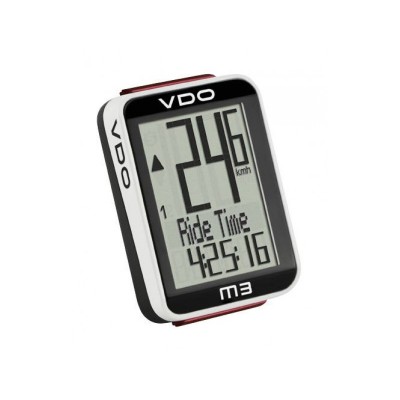 Велокомпьютер VDO M4 проводной черно-белый