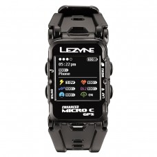 GPS часы LEZYNE MICRO C GPS WATCH COLOR HR Чорний  COLOR GPS WATCH UNIT, HEART RATE SENSOR, HANDLEBAR ADAPTER, USB CHARGER CABLE INCLUDED