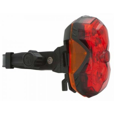 Фара задняя диод Blackburn Mars 3.0, 5 диодов Super-bright + 2 диода, 3 функций, с батарейкой