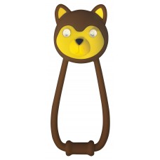 Мигалка детская передняя KLS Teddy коричневый