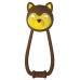 Мигалка детская передняя KLS Teddy коричневый