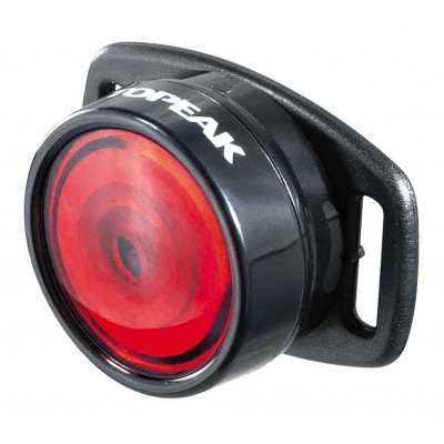 Фара на шлем и сумку Topeak Taillux 0,5W черв.диоды, 3 функц., С / бат., 24г