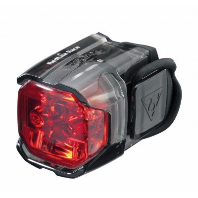 Фара задн.диод. Topeak RedLite Race 2 черв.диоды, 2 функц., С / бат., Черн., 37,6г