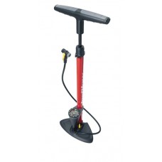 Насос напольный Topeak JoeBlow Max HP с / маном., 11bar / макс., Красн., Сталь., Клап.TwinHead, 1.39кг