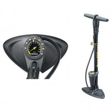 Насос напольный Topeak JoeBlow Max HP с / маном., 11bar / макс., Черн., Сталь., Клап.TwinHead, 1.39кг