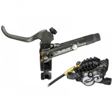 Тормоз дисковый Shimano Saint M820 передний (ручка левая, калипер BR-M820 W/FIN без адаптера, 1000мм гидролиния)