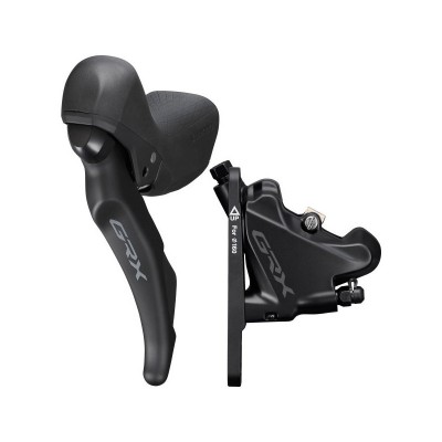Тормоз гидравлический дисковый Shimano RX400 GRX, переднее (левая гальм.ручка / Шифтер ST-RX400 2-скоростей, калипер, гидролиния 1000мм) Тормоз гидравлический дисковый Shimano RX400 GRX, переднее (левая гальм.ручка / Шифтер ST-RX400 2-скоростей, калипер, гидролиния 1000мм)