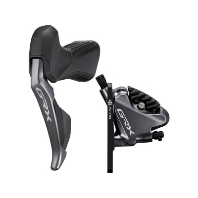 Тормоз гидравлический дисковый Shimano RX815 GRX Di2, переднее (левая гальм.ручка / Шифтер ST-RX815 2-скоростей, BR-RX810, гидролиния 1000мм) Тормоз гидравлический дисковый Shimano RX815 GRX Di2, переднее (левая гальм.ручка / Шифтер ST-RX815 2-скоростей, BR-RX810, гидролиния 1000мм)