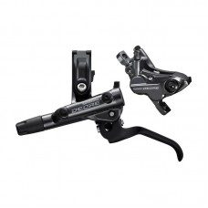Тормоз гидравлический дисковый Shimano M6120 DEORE переднее (левая ручка, 4-поршне. калипер BR-M6120, J-kit гидролиния 1000мм)