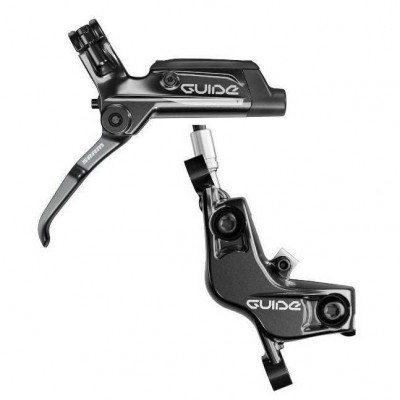 Тормоз-дисковый SRAM Guide T (Tooled)  Aluminum Lever Gloss Black Rear 1800mm Hose (Rotor/Bracket sold separately) A1 Тормоз-дисковый SRAM Guide T (Tooled)  Aluminum Lever Gloss Black Rear 1800mm Hose (Rotor/Bracket sold separately) A1