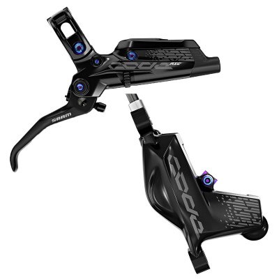Тормоза - Дисковые SRAM Code RSC Aluminum Lever, Rainbow Hardware, Black Front 950mm Hose Тормоза - Дисковые SRAM Code RSC Aluminum Lever, Rainbow Hardware, Black Front 950mm Hose